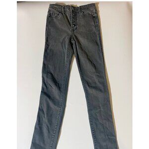 women's Abercrombe Jeans Pre Owned Black High Rise Super Skinny W23 L31